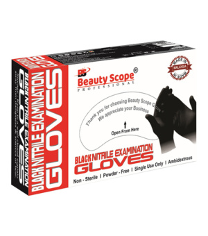 Black Nitrile Examination Gloves